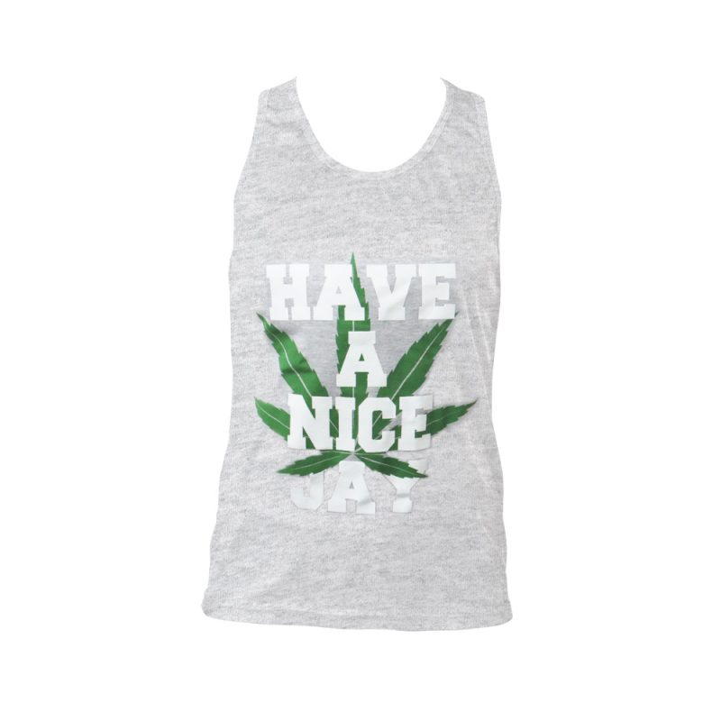 Mens Vest - Grey - Have a Nice Jay