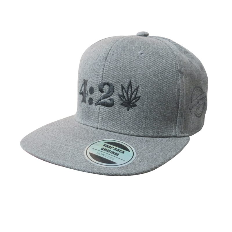Mid Grey Melange Snapbk - 420