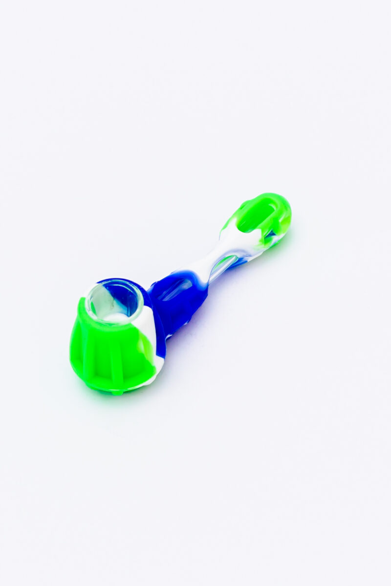 Blue & Green Silicone Pipe - Image 2